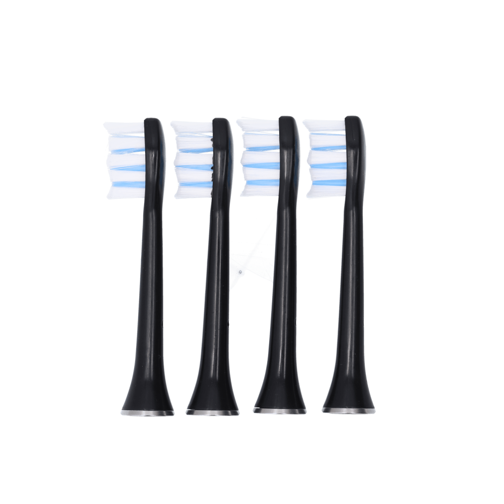 Końcówki do szczoteczki ultradźwiękowej MEDICA + PROBRUSH 9.0 black (4 szt.) (Japonia)