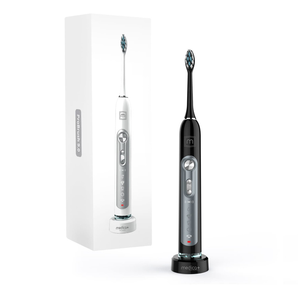 Końcówki do szczoteczki ultradźwiękowej MEDICA + PROBRUSH 9.0 black (4 szt.) (Japonia)