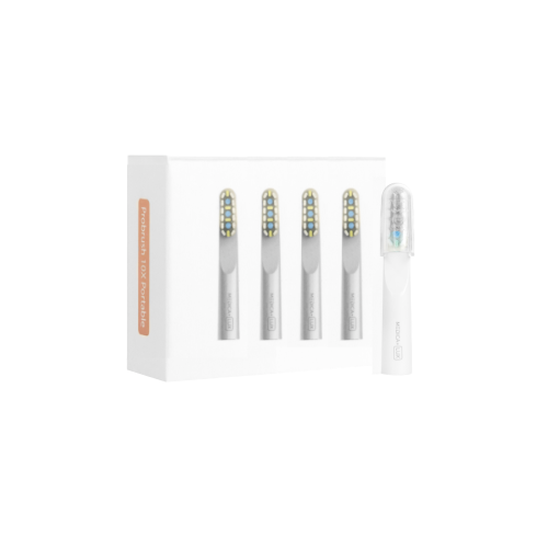 Końcówki do elektrycznej szczoteczki do zębów MEDICA+ LUX 10X Portable (4 szt.)