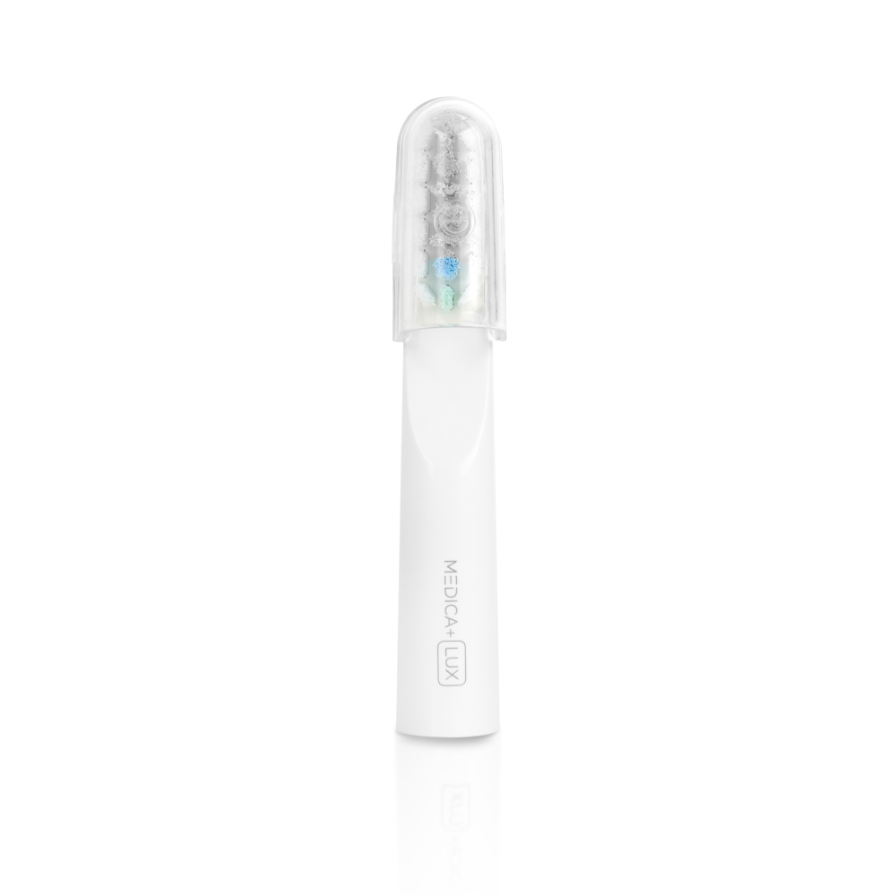 Końcówki do elektrycznej szczoteczki do zębów MEDICA+ LUX 10X Portable (4 szt.)