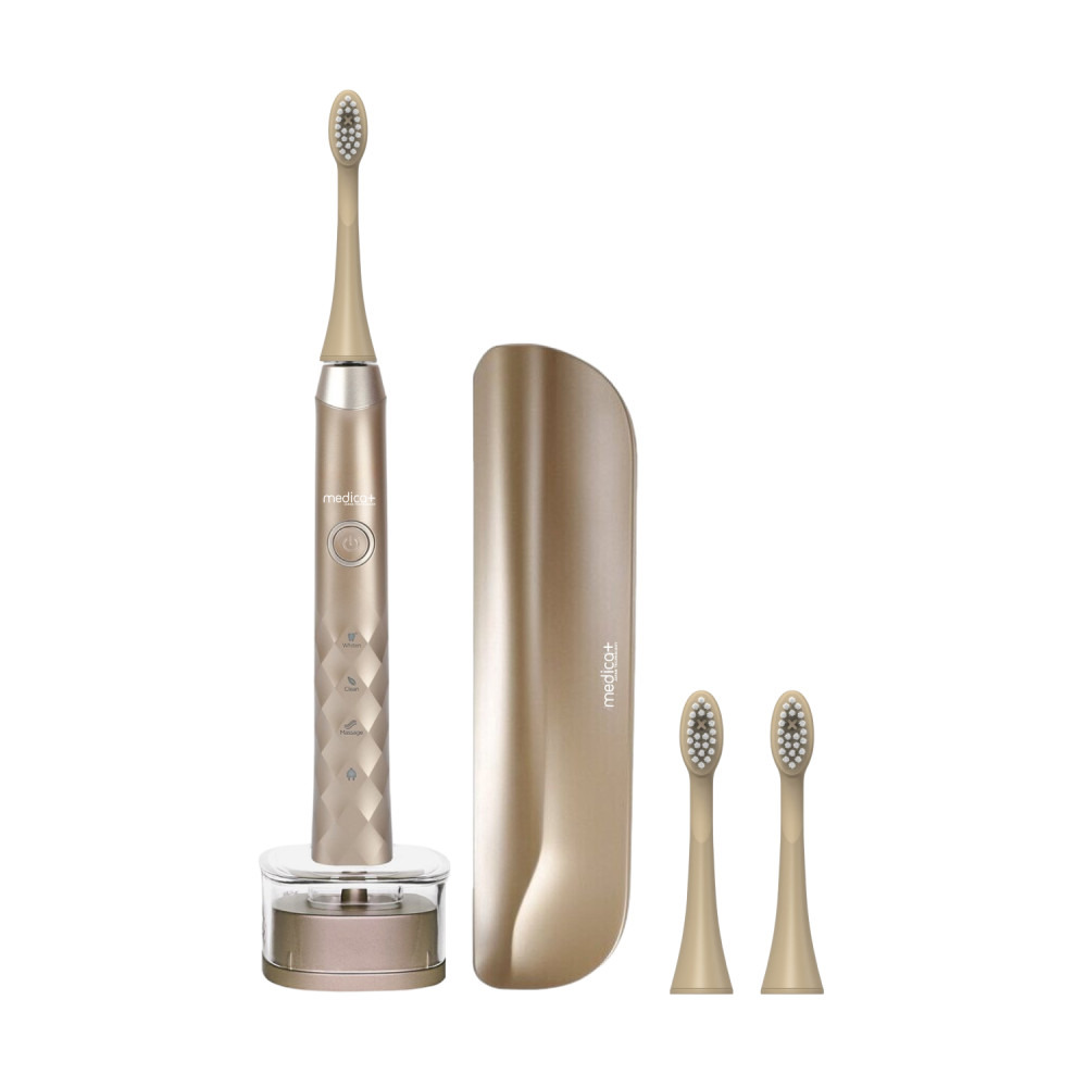 Szczoteczka do zębów z funkcją wibracji MEDICA+ ProBrush 11 GOLD Soft-Touch (Japonia)