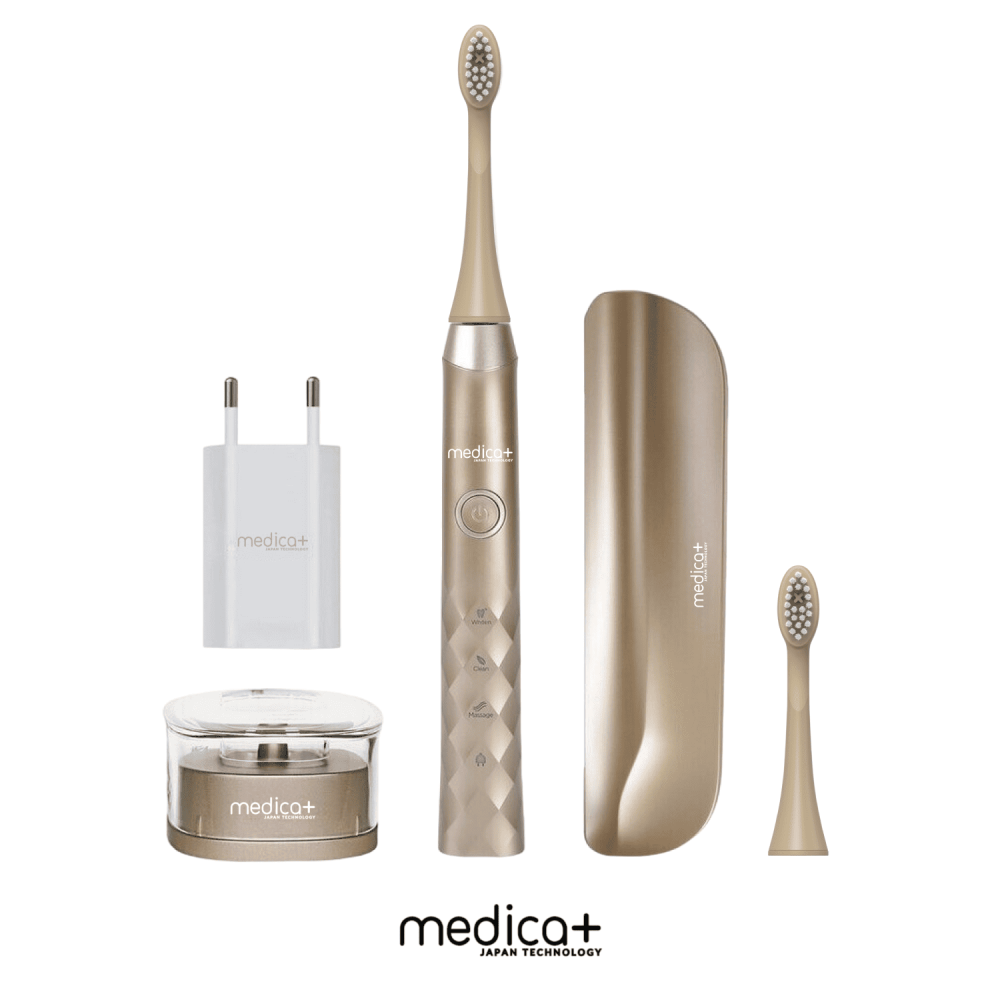 Końcówki do elektrycznej szczoteczki do zębów MEDICA+ ProBrush 11 Gold (2 szt.)